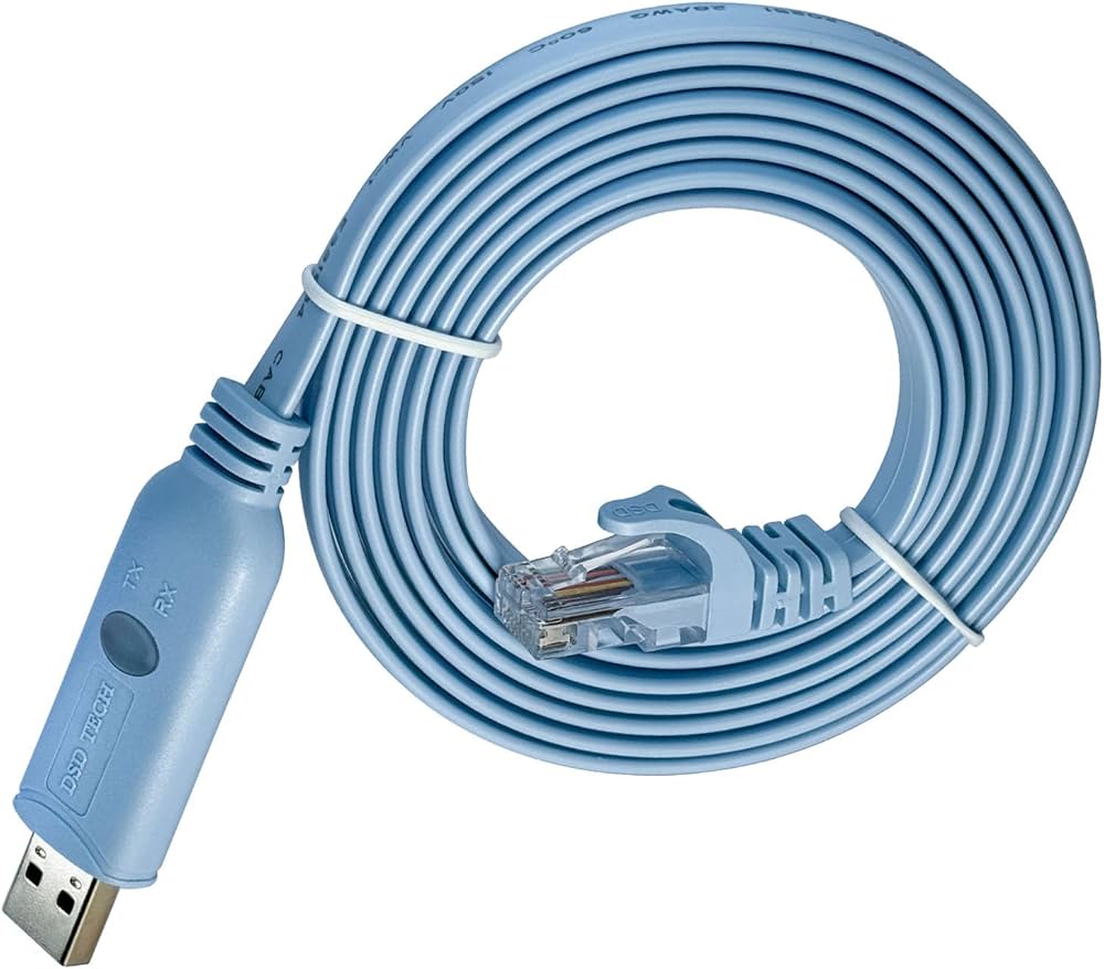 Amazon.com: DSD TECH SH-RJ45A USB to RJ45 Console Cable with FTDI