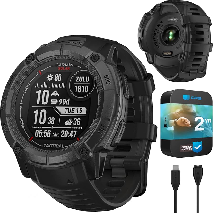 Amazon.com: Garmin Instinct 2X Solar - Tactical Edition, Solar