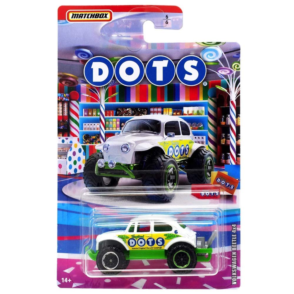 Amazon.com: Matchbox DOTS Volkswagen Beetle 4x4 Diecast 1/64