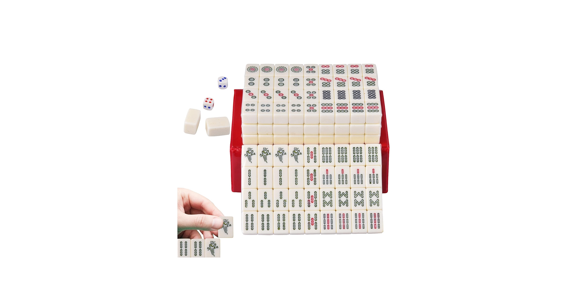 Amazon.co.jp: 麻雀牌 マージャン牌 麻雀セット | 144 ミニ麻雀牌