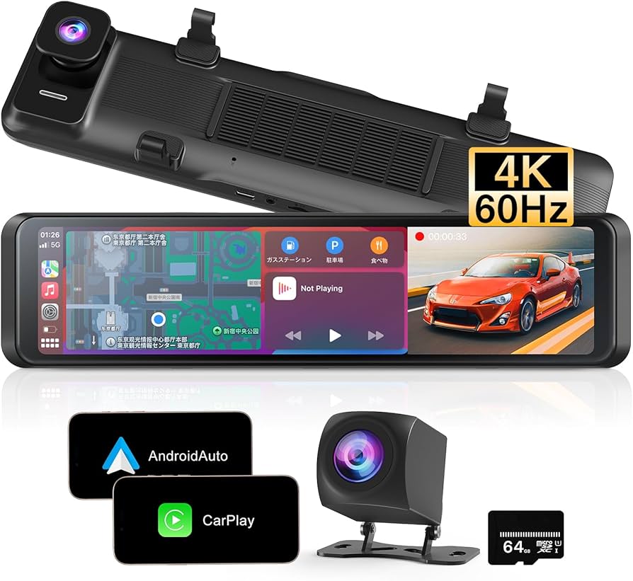 Amazon.co.jp: FOXPARK 2025年初登場 RC04 ドライブレコーダー ミラー