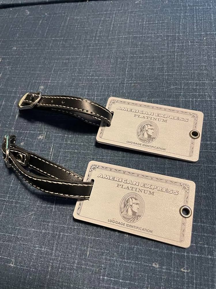 Amazon.co.jp: Amex Platinum Luggage Tags, Set of 2 : Clothing