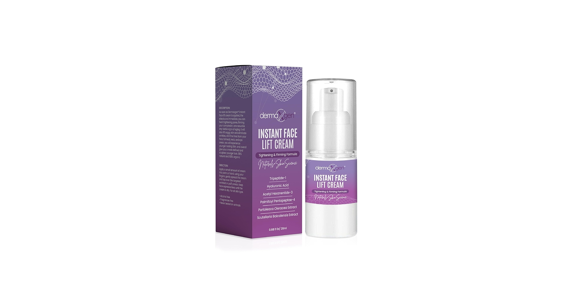 Amazon.com: DERMAXGEN Instant Face Lift Cream - Peptide Complex