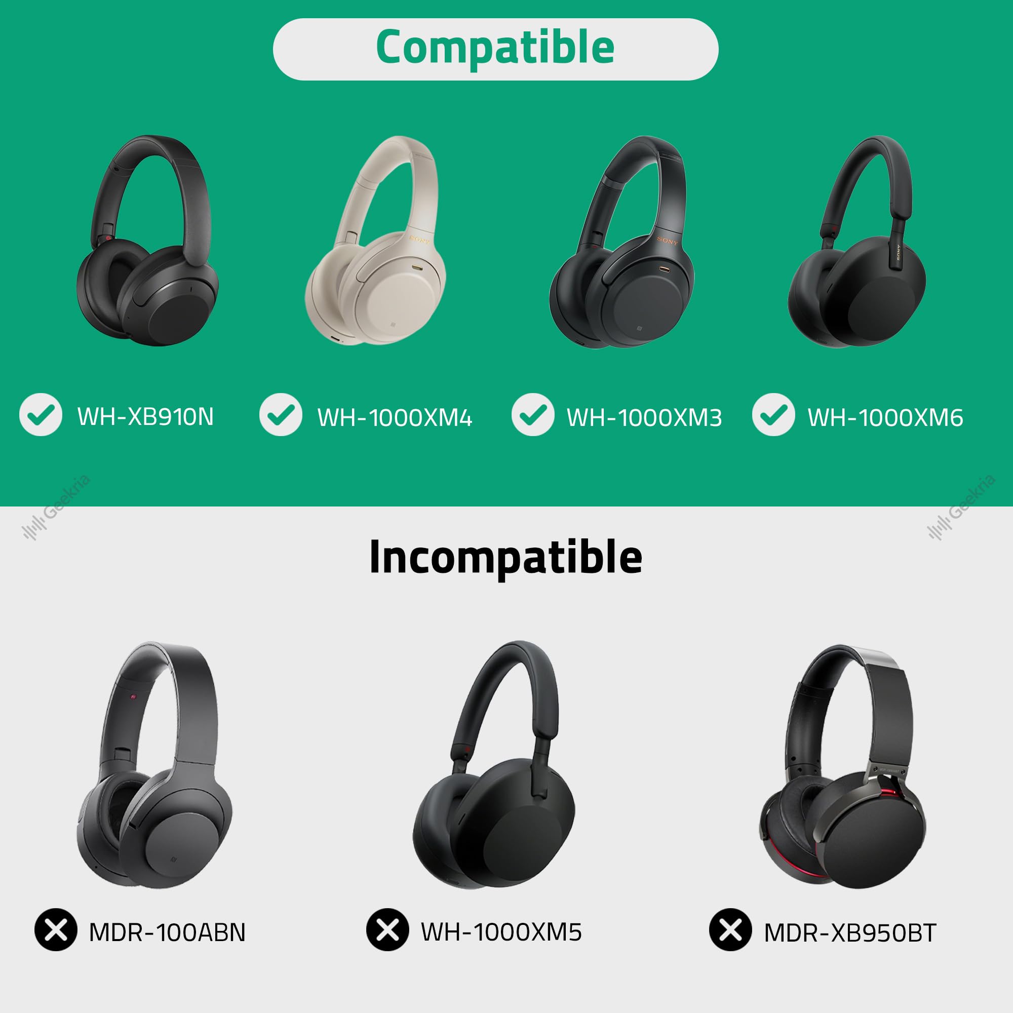 Amazon | Geekria NOVA ヘッドホンポーチ ソニー Sony WH-1000XM6、WH