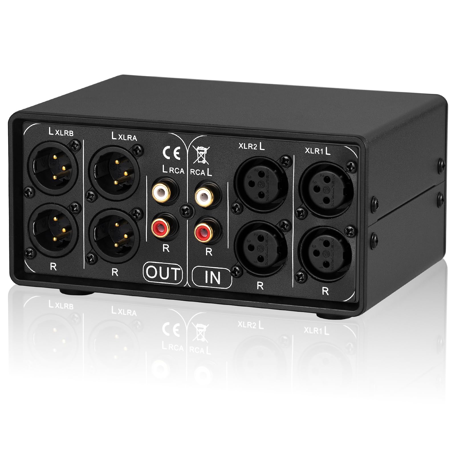 Amazon | Nobsound Little Bear MC3 3イン3アウトXLR バランス/RCA