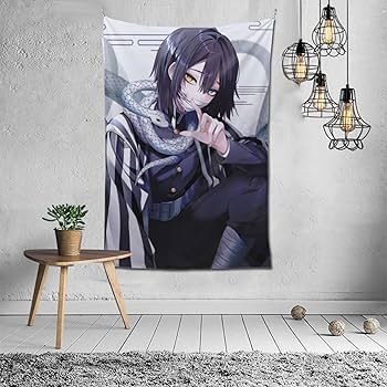 Amazon.co.jp: 鬼滅の刃 蛇柱 伊黒小芭内 タペストリー アニメポスター