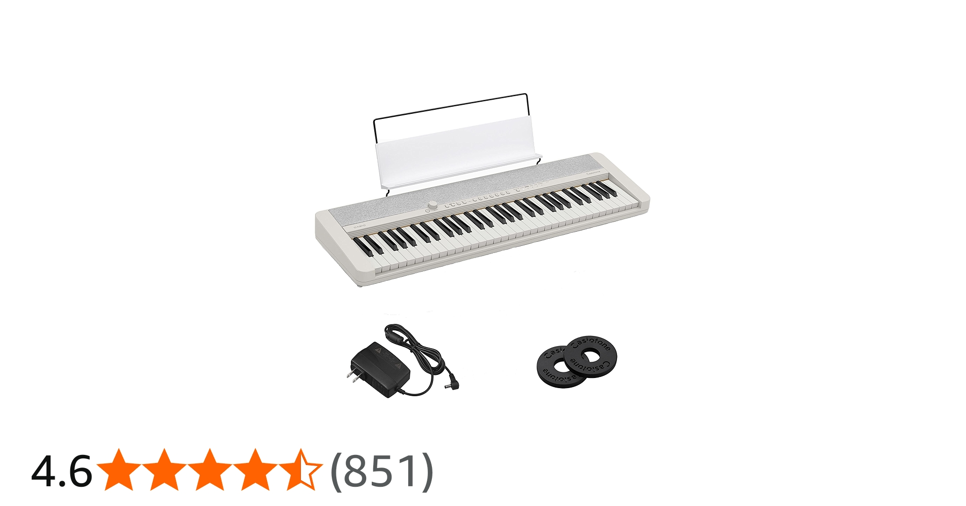 Amazon.co.jp: カシオ (CASIO) 電子キーボード Casiotone CT-S1 WE