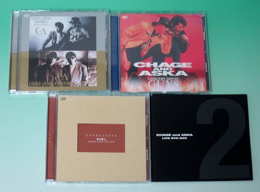 品 CHAGE and ASKA LIVE DVD BOX 4 チャゲ & 飛鳥 電光石火 LIVE IN