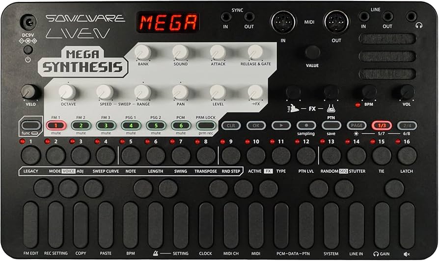 Amazon.co.jp: Sonicware Liven MEGA SYNTHESIS [レトロ・ゲーム