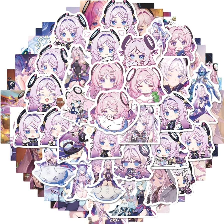 Amazon.co.jp: 原神 シトラリ ステッカー134枚セット 防水シール 手帳