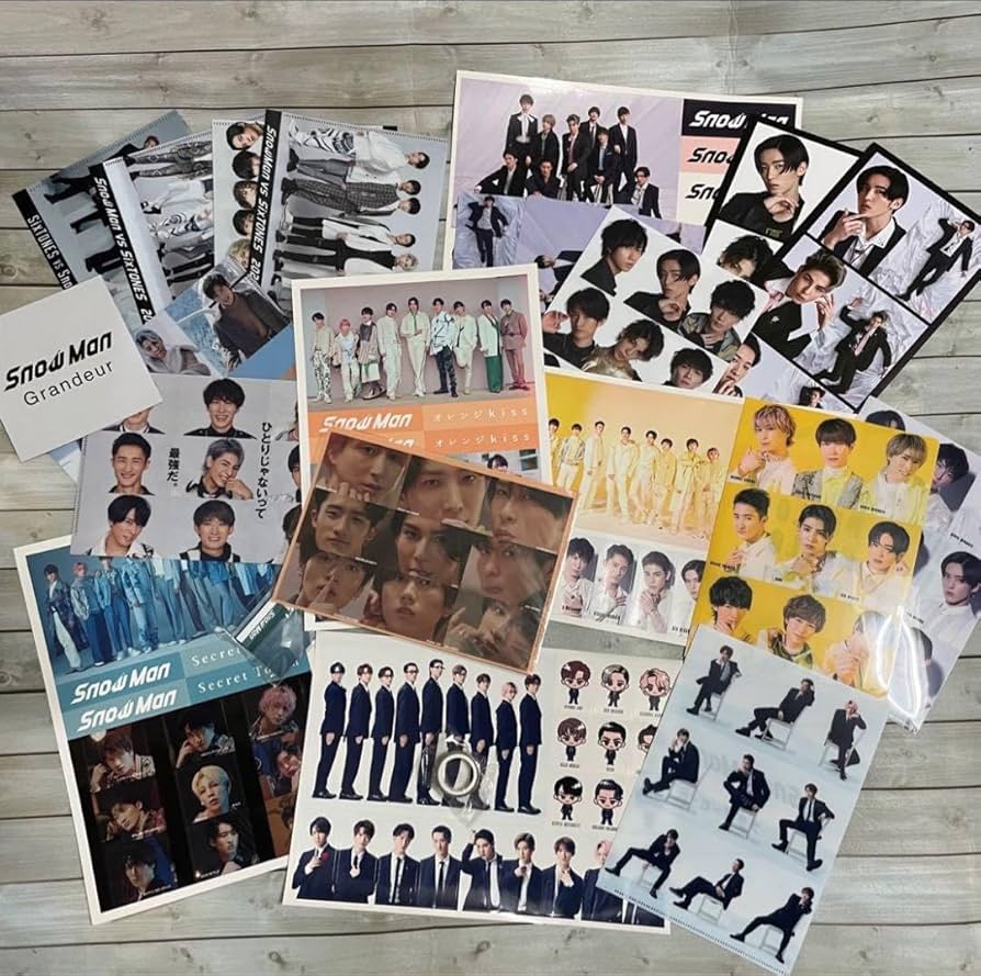Amazon.co.jp: SnowMan 歴代シングル 特典セット クリアファイル
