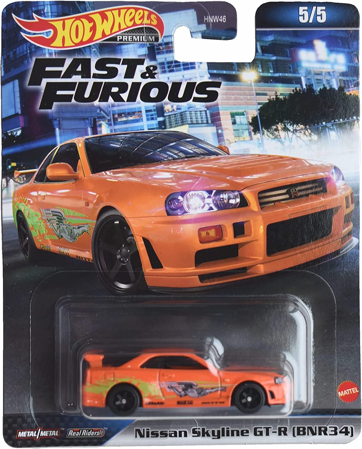Amazon.co.jp: Hot Wheels Nissan Skyline GT R, Fast & Furious 5/5