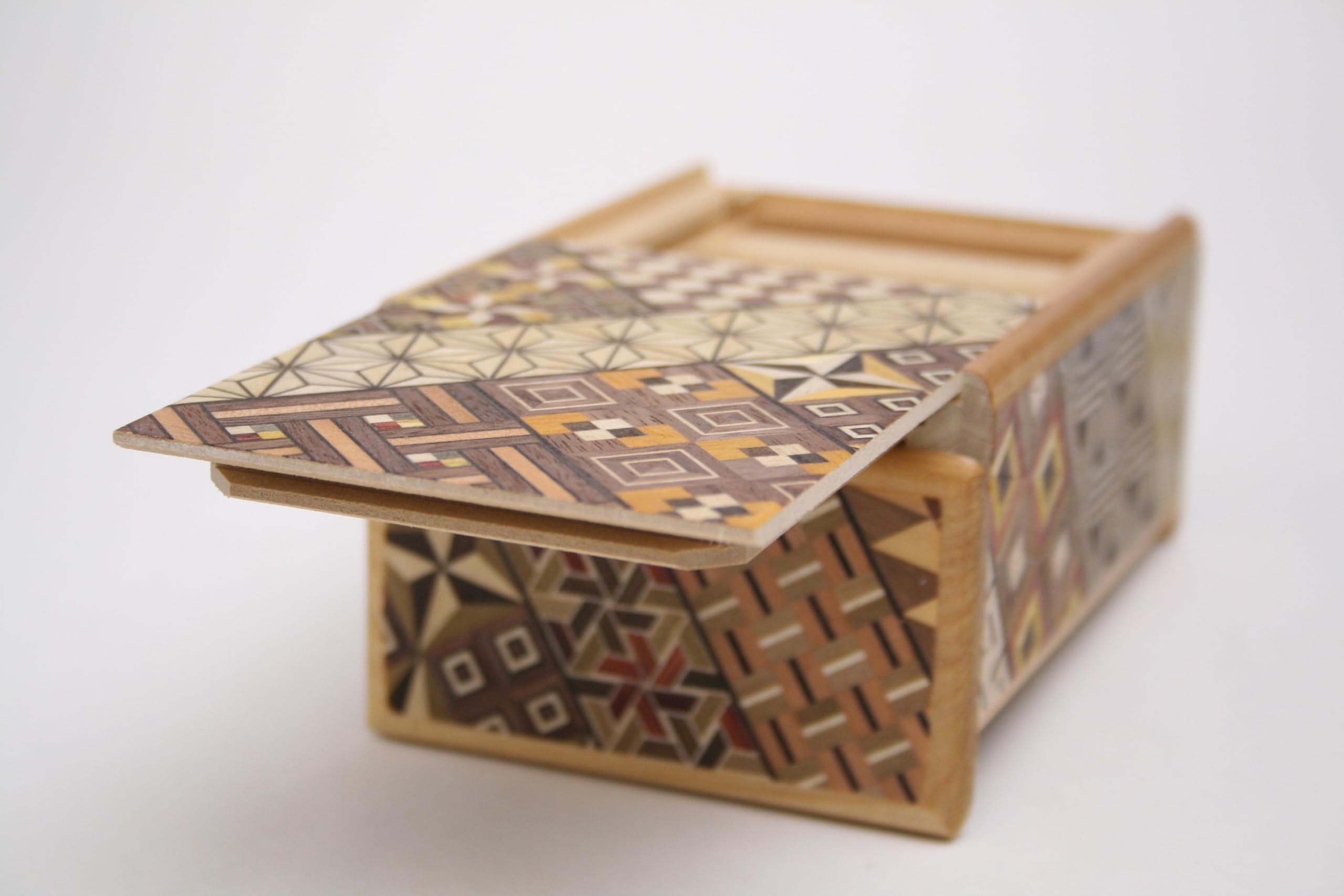 Amazon | 箱根寄木細工 秘密箱4回仕掛け Japanese puzzle box 4steps