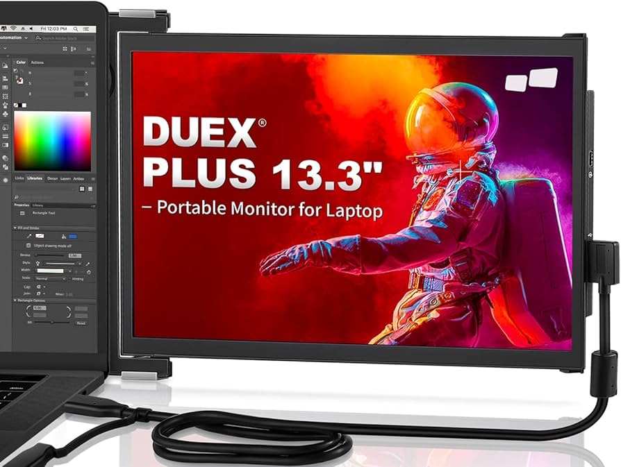 Amazon.com: Duex Plus Portable Monitor for Laptop, 13.3
