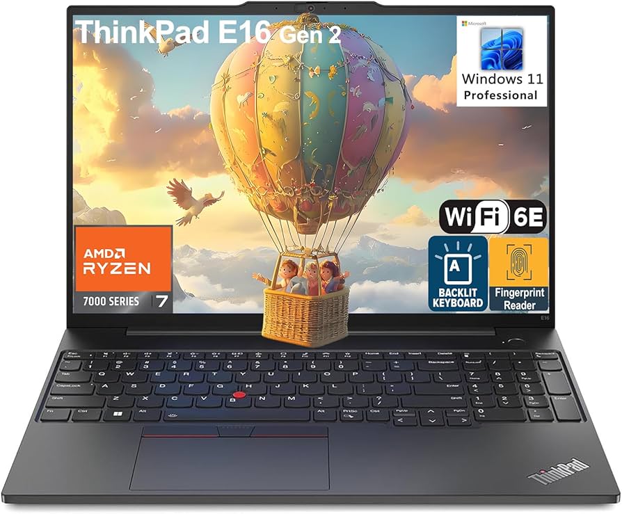 Amazon.com: Lenovo ThinkPad E16 G2 Business Laptop Computer, 16