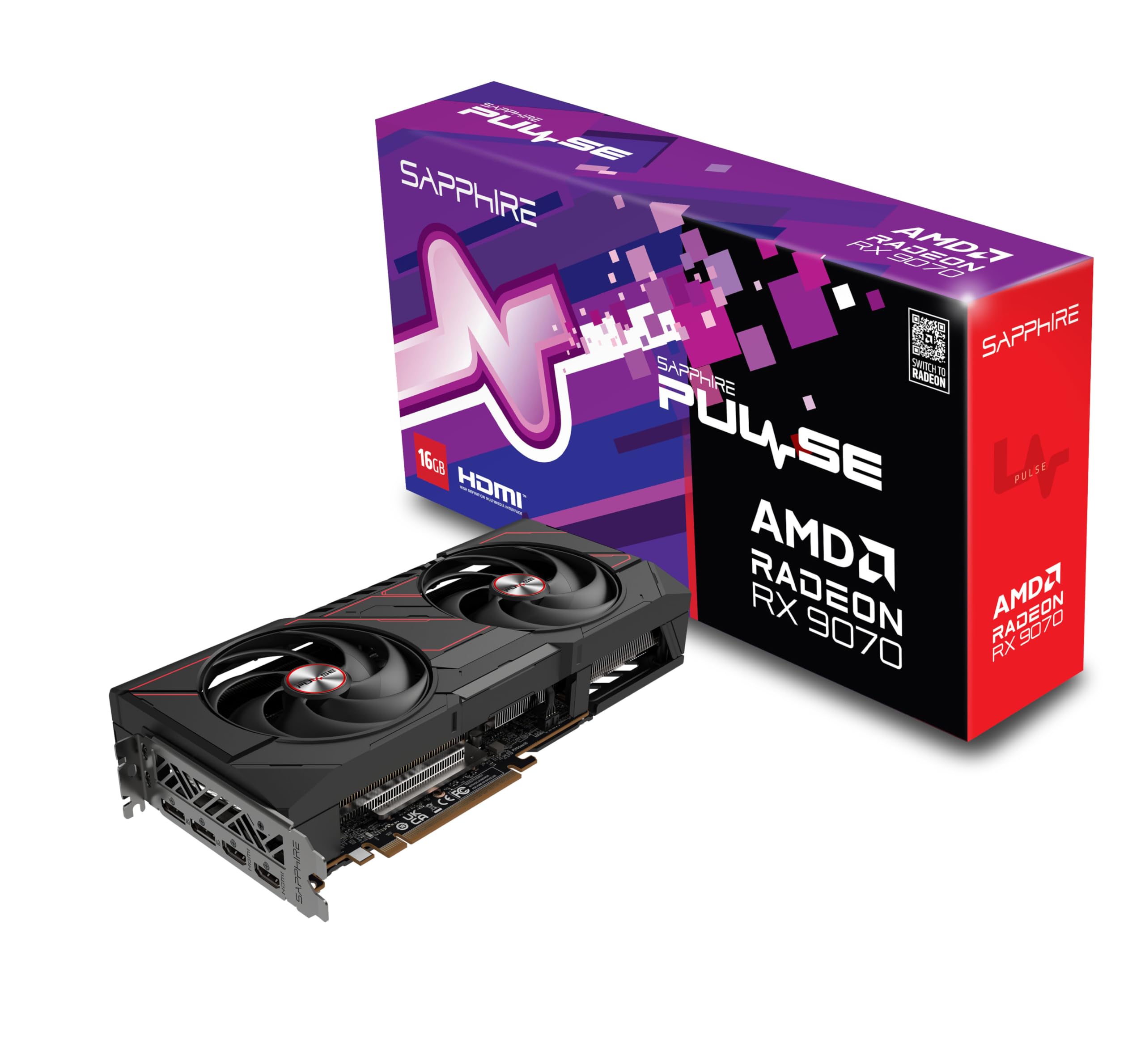 Amazon.com: Sapphire 11349-03-20G Pulse AMD Radeon™ RX 9070 Gaming