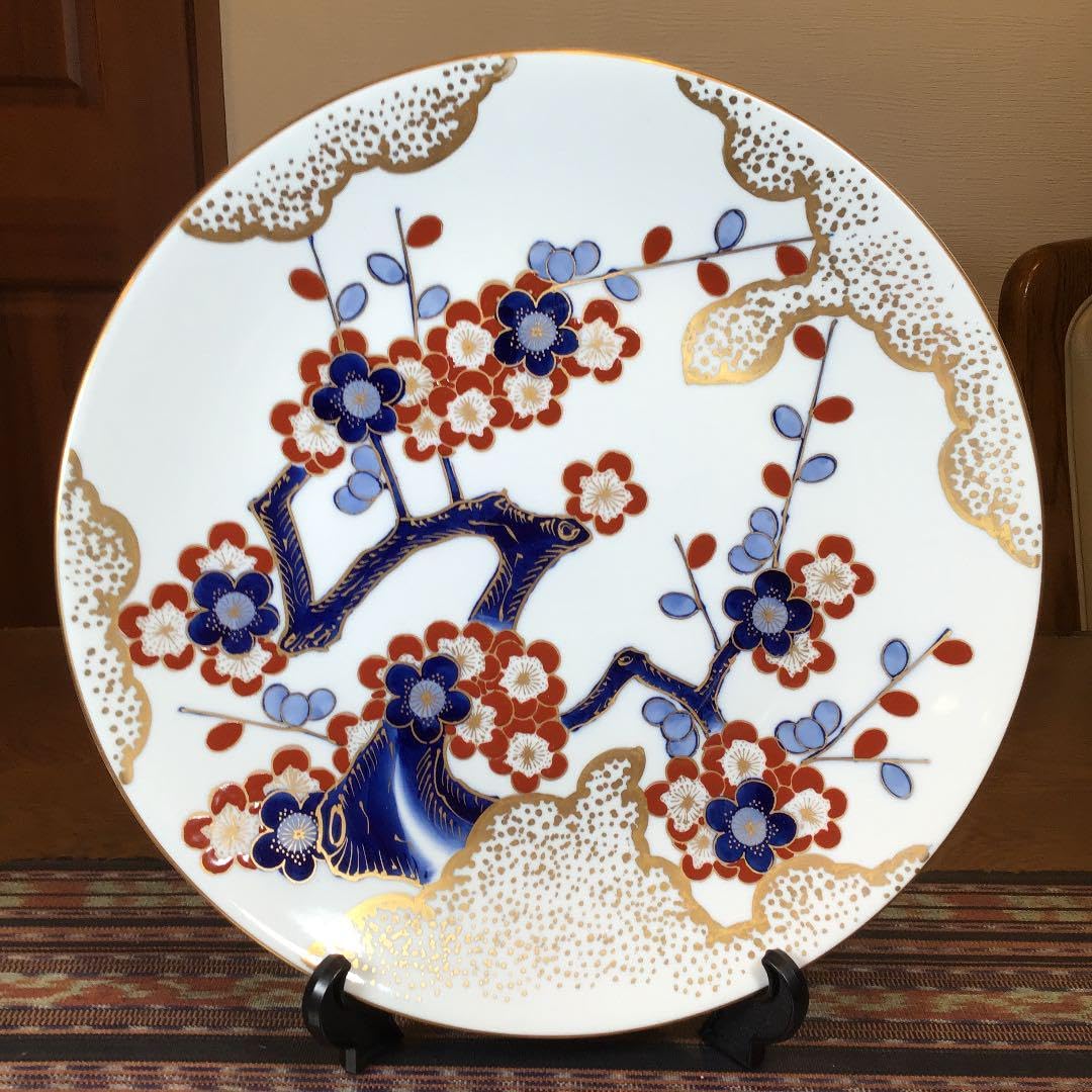 有田焼 秀峰 大皿 金彩花鳥 特大サイズ 有田焼 秀峰 大皿 金彩花鳥