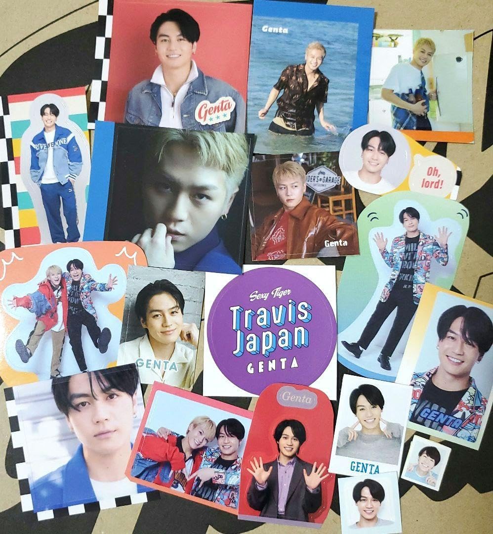 Amazon.co.jp: Travis Japan 松田元太 ステッカー シール トラジャ