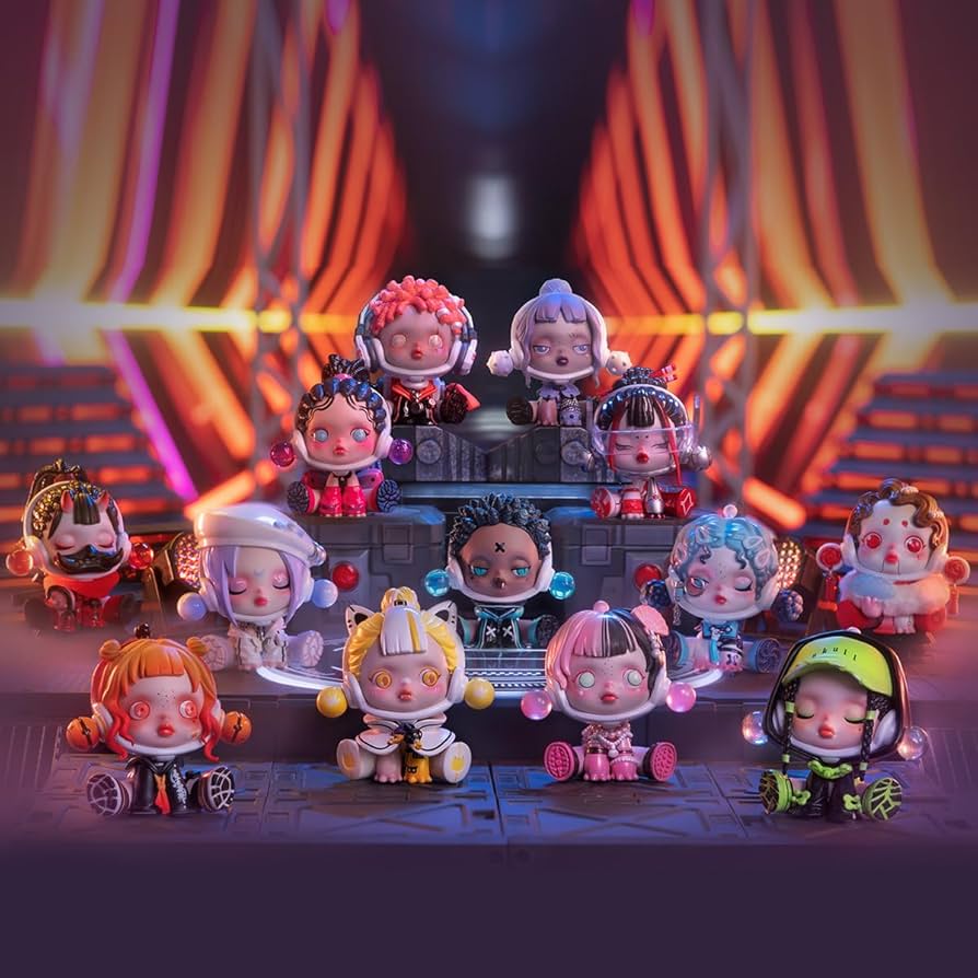 Amazon.co.jp: POP MART スカルパンダ 夜の街シリーズ 12個 限定