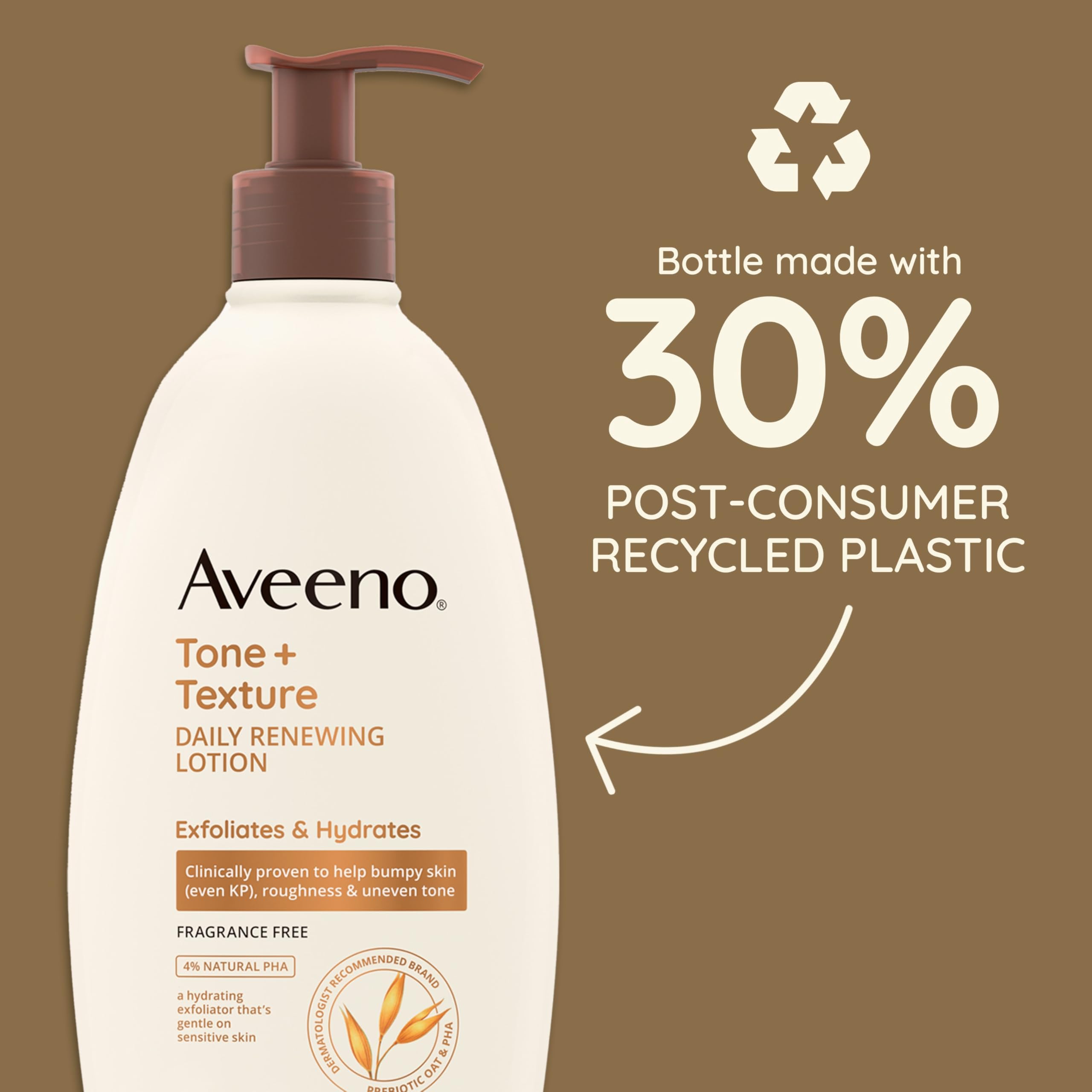 Amazon.com : Aveeno Tone + Texture Daily Renewing Body Lotion with