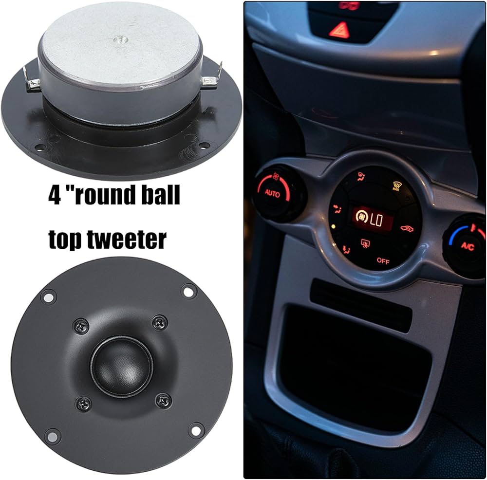 Amazon.co.jp: Audiophile 4インチ 8Ohm 60W 104mm ドームツイーター