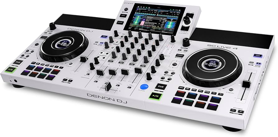 Amazon.com: Denon DJ SC LIVE 4 WHITE - Standalone DJ Controller