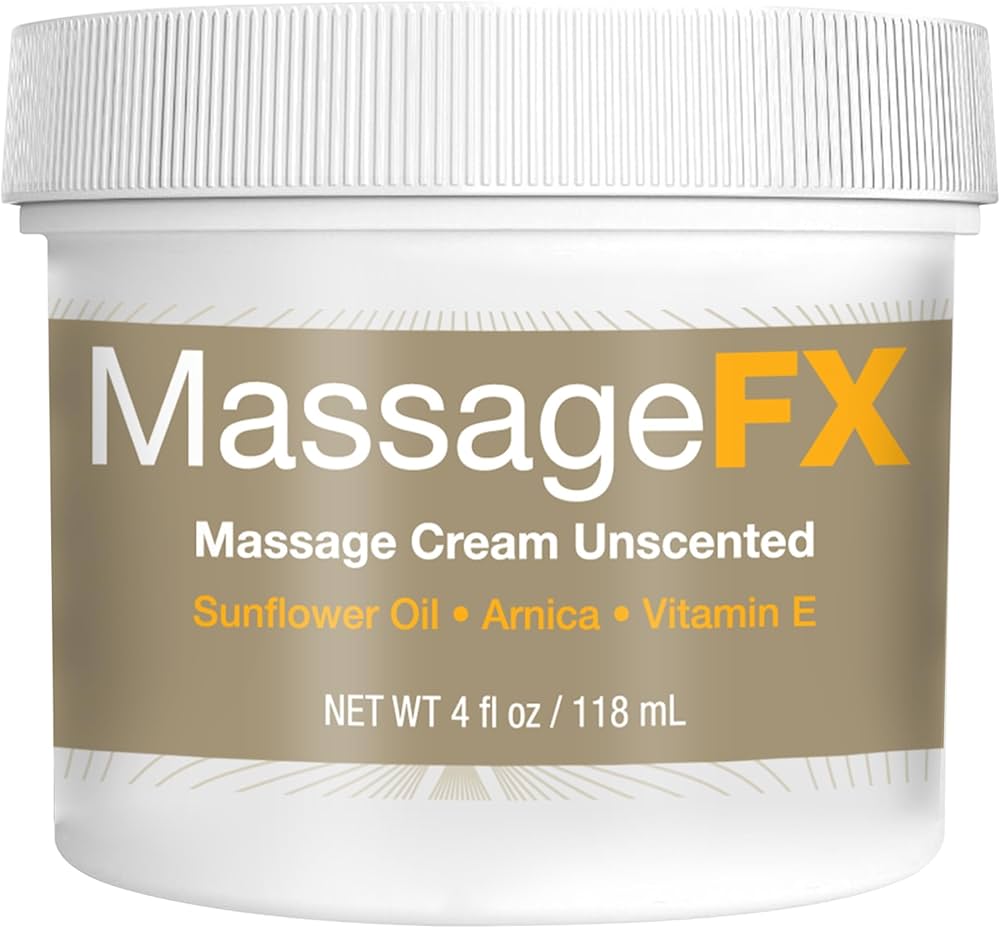 Amazon.com : MASSAGE FX Unscented Massage Cream, 4 oz - Massage