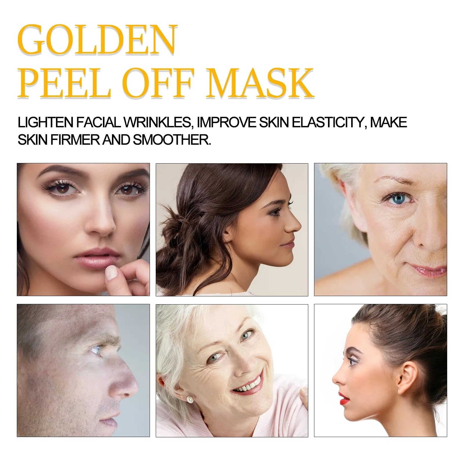 Amazon.com : Gold Foil Peel-Off Mask, 98% Gold Peel Off Mask, Gold