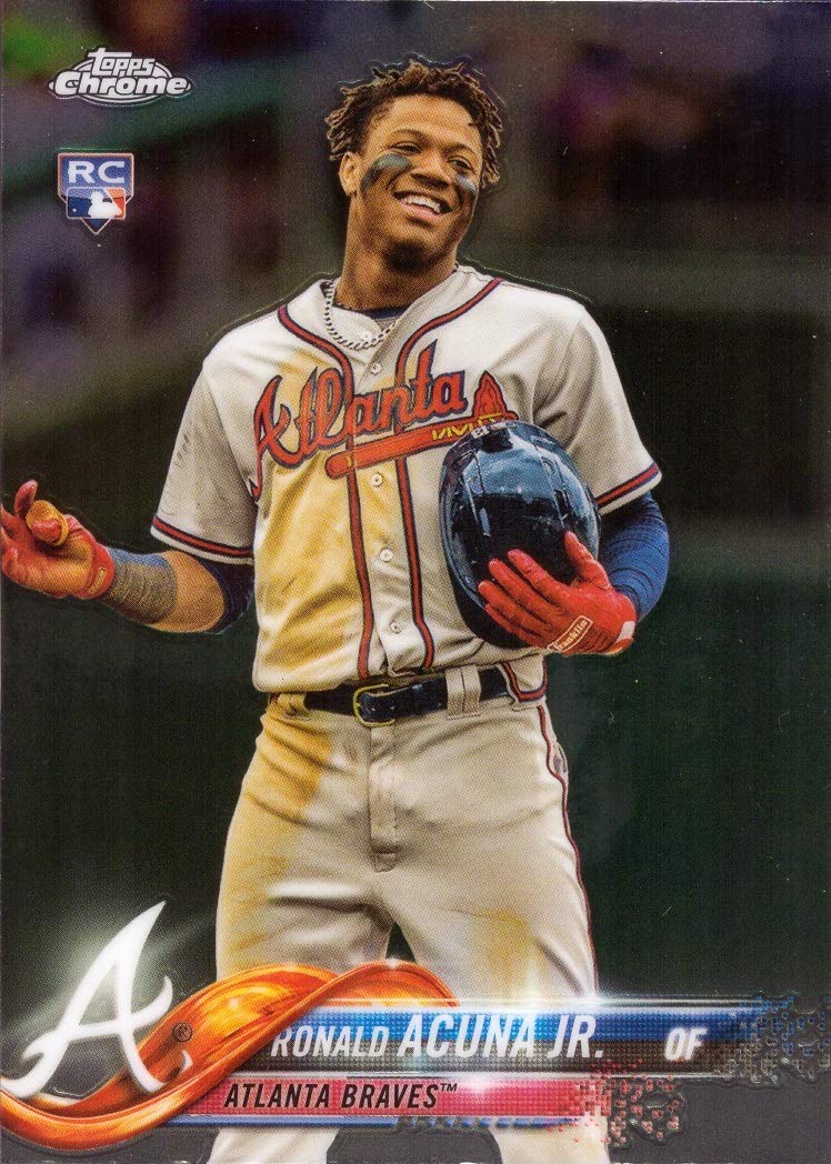 Amazon.com: 2018 Topps Update Chrome Baseball #HMT25 Ronald Acuna