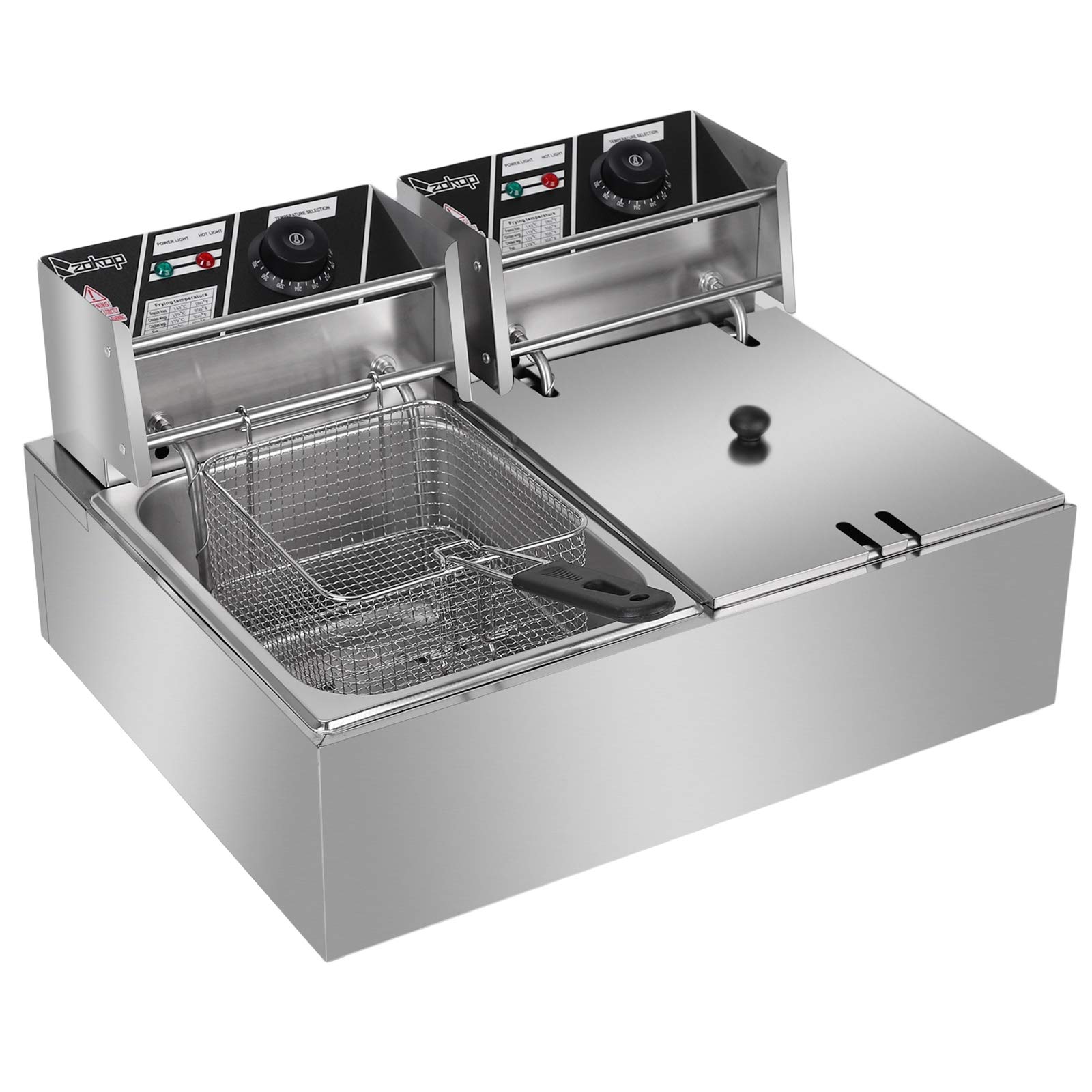 Amazon.com: ZOKOP EH82 5000W MAX 110V 12.7QT/12L Stainless Steel