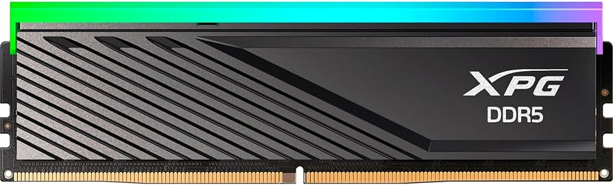 XPG DDR5 RAM Memory 16GB 6000MT/s Lancer Blade RGB Trigger Black