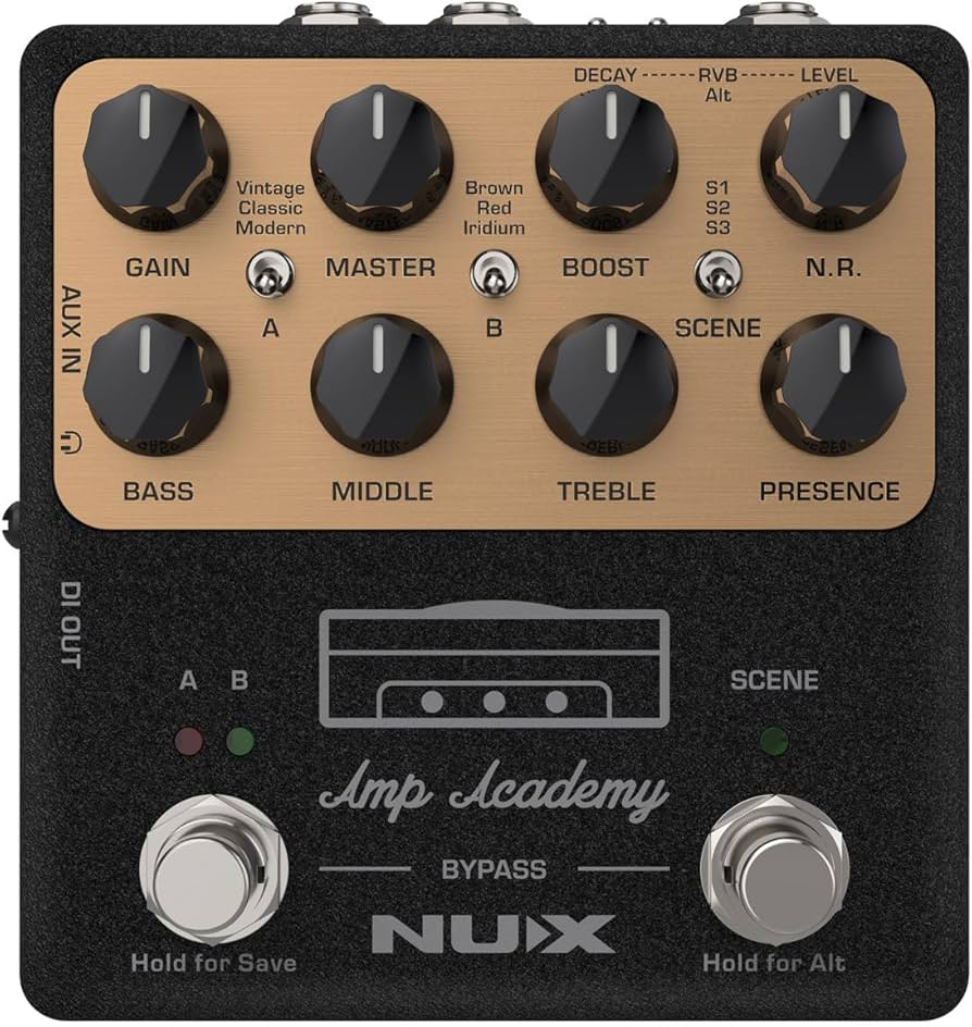Amazon.com: NUX NGS-6 Amp Academy Amp Modeler Guitar Pedal 1024