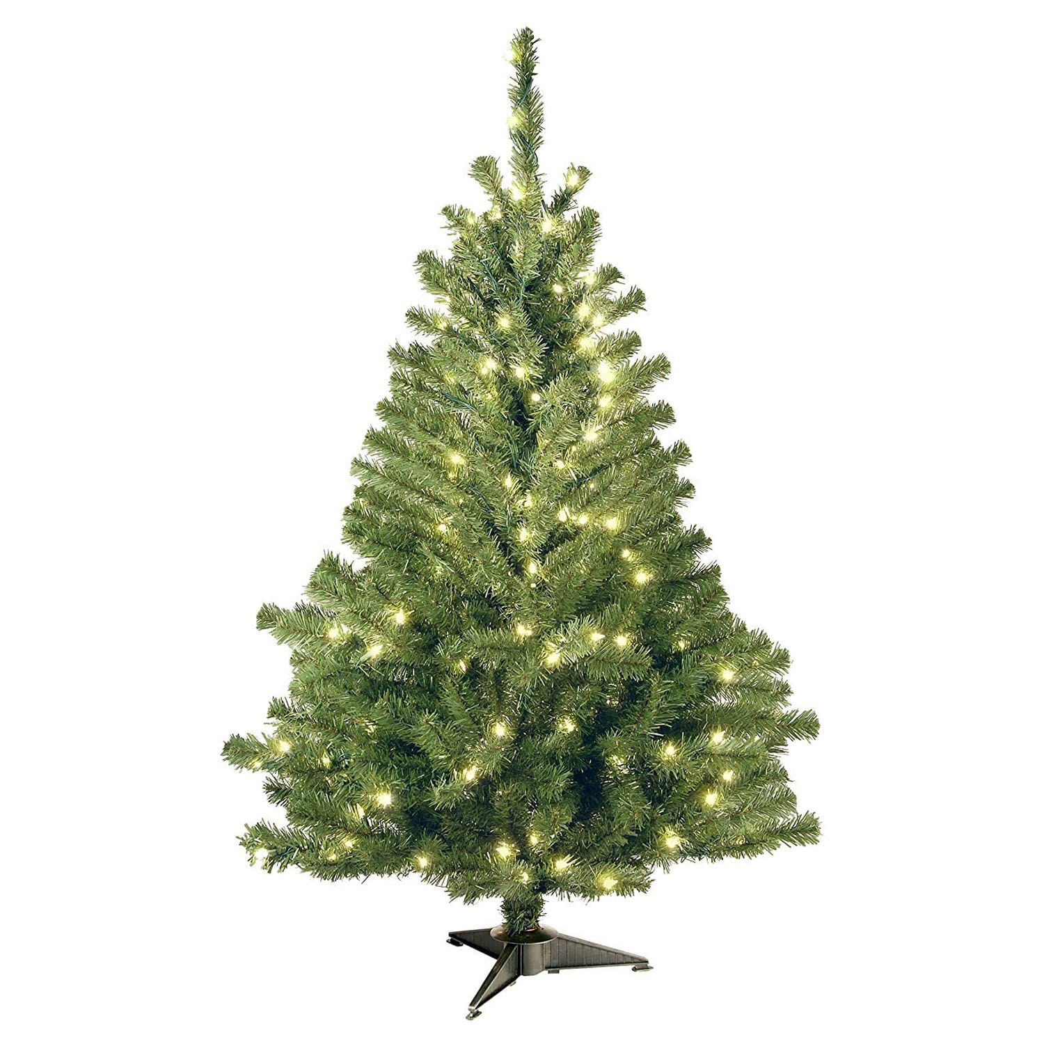 Amazon.com: National Tree Company 4 ft Pre-Lit Kincaid Spruce Mini