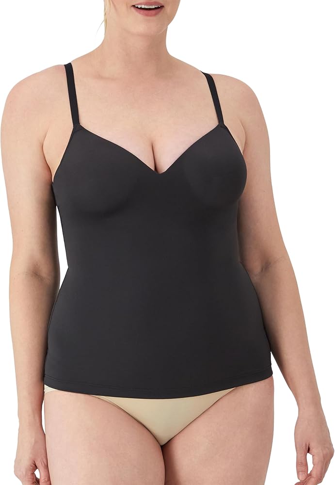 Maidenform Women's Tummy Shaping Cami, Wireless Foam Cami, Firm