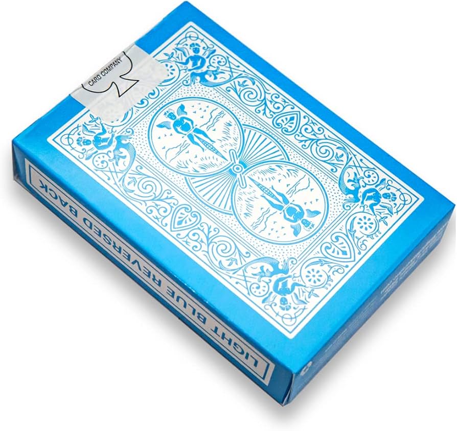 Amazon.com: Magic Makers Light Blue Bicycle Playing Cards Deck