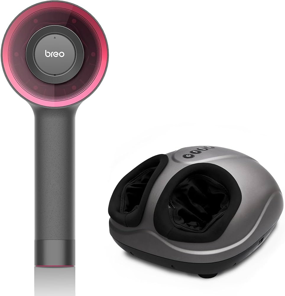 Amazon.com : Breo Scalp 3 Scalp Massager Brush & Shiatsu Foot