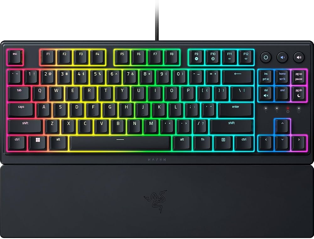Amazon | Razer Ornata V3 TKL ゲーミングキーボード ロープロファイル