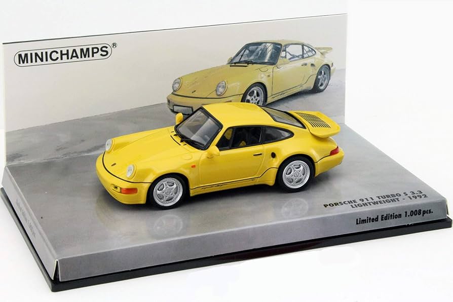 Amazon | ☆ ミニチャンプス 1/43 ポルシェ 911 ターボ S 3.3 (964