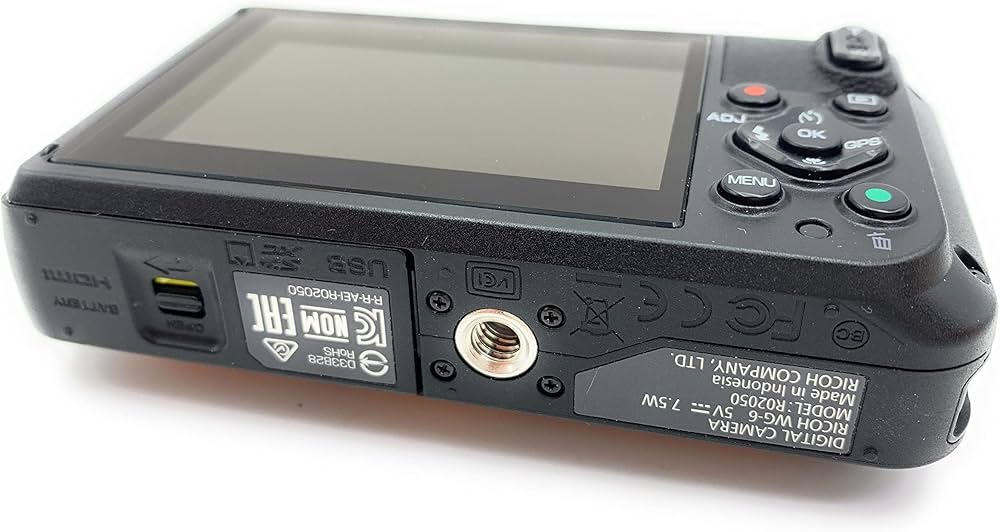 Buy RICOH WG-6 Orange Camera 20MP Higher resolution images 3-inch