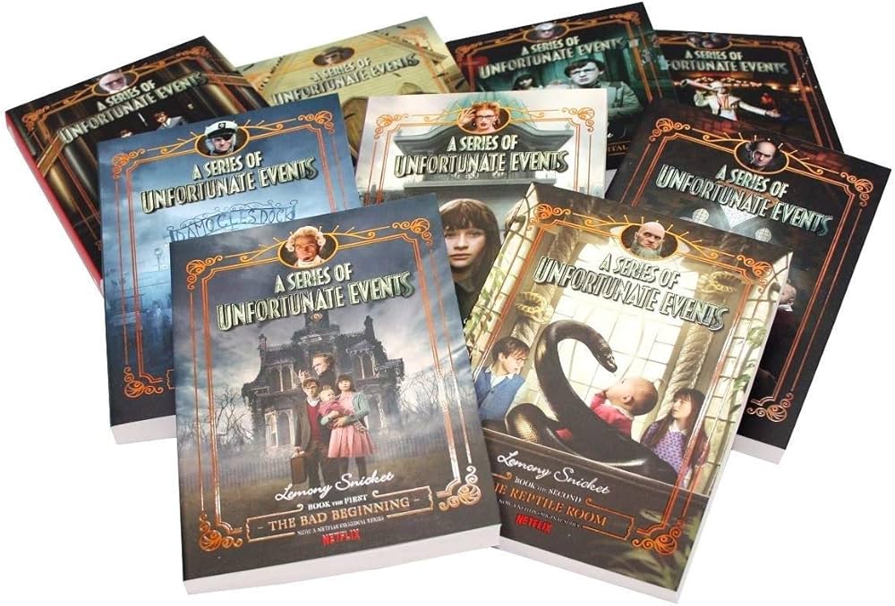 A Series of Unfortunate Events #1-9 Netflix Tie-in Box Set