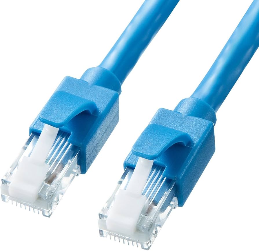 Amazon.co.jp: サンワサプライ CAT6A LANケーブル (15m) 10Gbps/500MHz