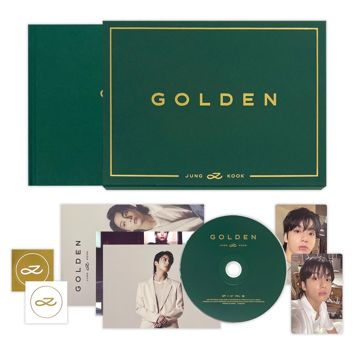Amazon.com: JUNGKOOK - [GOLDEN] (SHINE Ver.) Book Case + Photo