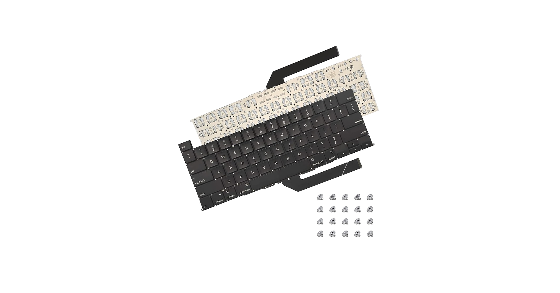 Amazon.com: Nockchawon US Keyboard with Flex Cable + Screw Kit