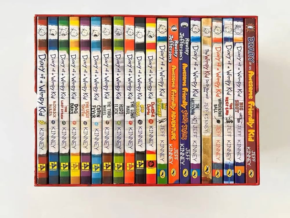 Amazon.co.jp: A Library of Diary of a Wimpy Kid 1-21 Books