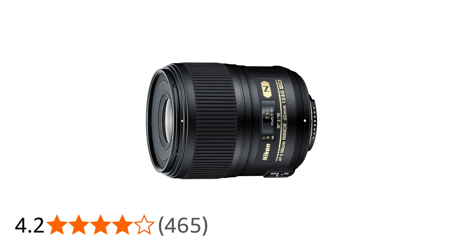 Amazon | Nikon 単焦点マイクロレンズ AF-S Micro 60mm f/2.8G ED フル