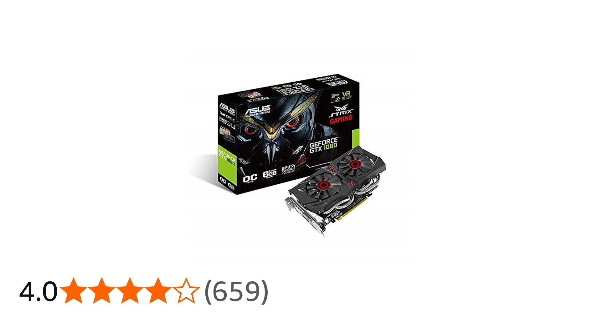 Amazon | ASUS R.O.G. STRIXシリーズ NVIDIA GeForce GTX1060搭載