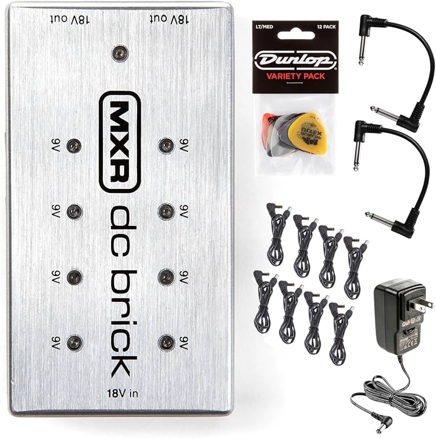 Amazon.com: MXR M237 DC Brick Power Supply Bundle with 2 Patch