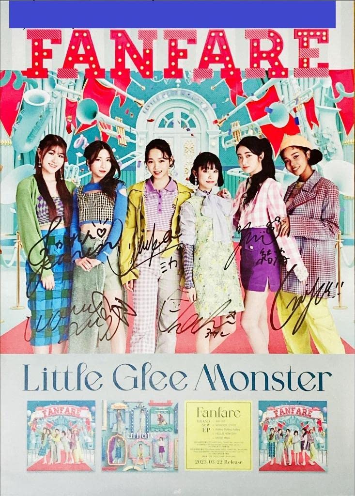 リトグリ サイン入りポスター Little Glee ショップ Monster Join Us