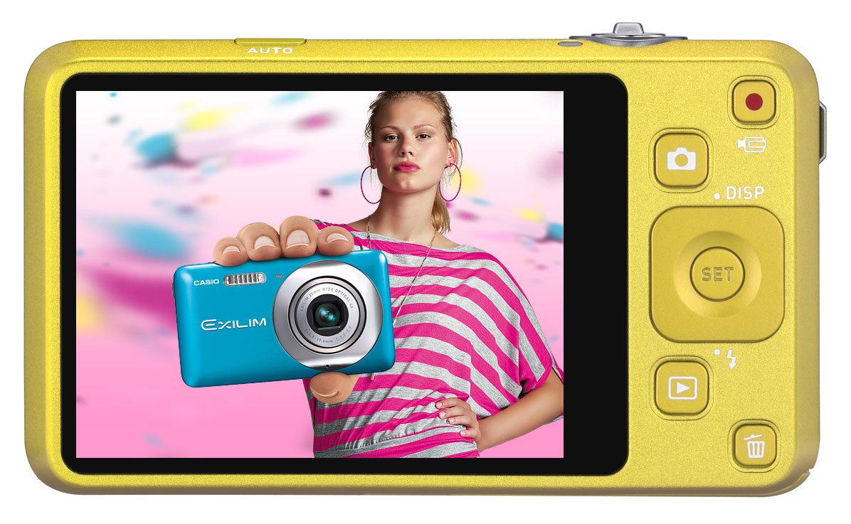 Amazon | CASIO デジタルカメラ EXILIM 1410万画素 4倍 レモンイエロー