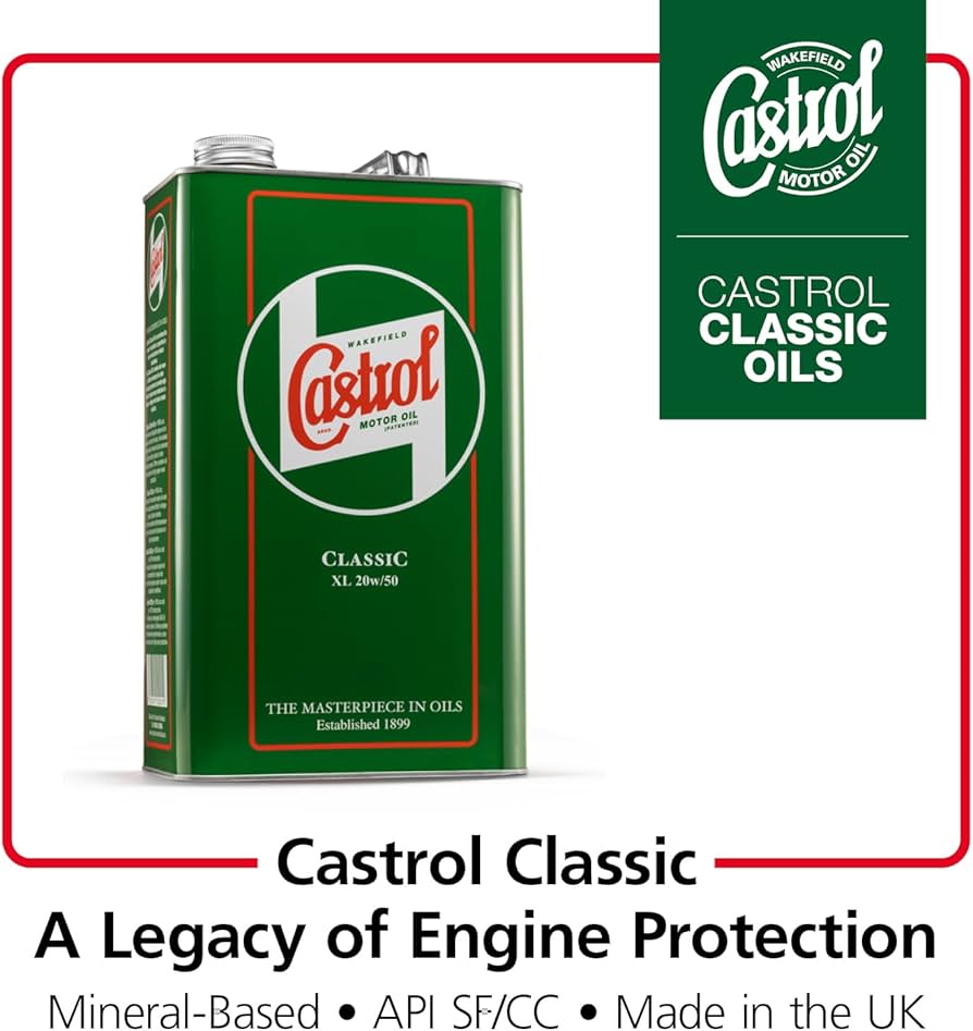 Amazon | カストロール(Castrol)クラシックオイル XL SAE 20W50 5L